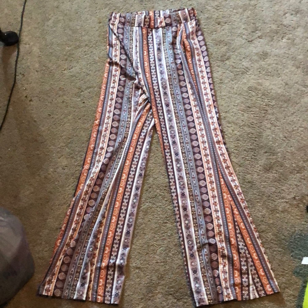 Boho flare pants